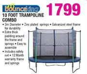 Bounceking 10 Foot Trampoline Combo-Each
