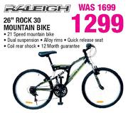 Raleigh 26" Rock 30 Mountain Bike-Each