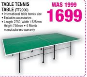   Legend Table Tennis Table-(TT2000) Each