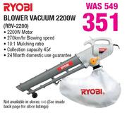 Ryobi Blower Vacuum 2200W-(RBV-2200) Each