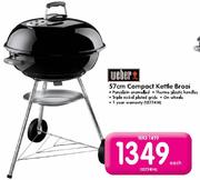 Weber 57cm Compact Kettle Braai-Each