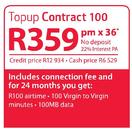 Samsung S3 Mini-Topup Contract 100