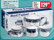 Royal England 17-Piece Tea Set