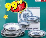Royal England 12-Piece Porcelain Dinner Set