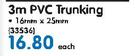 Hawk 3m PVC Trunking