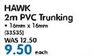 Hawk 2m PVC Trunking