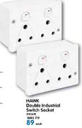 Hawk Double Industrial Switch Socket