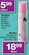 Revlon Aerosol Vir Dames Verskeidenheid-90ml Elk