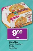 Comfitex Teenz Sanitary Pads Assorted-10's