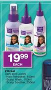 L'Oreal Dark And Lovely Hair Refresher-150ml/Scalp Wash-100ml/Scalp Soother-250ml Each