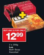 Lux Bath Soap-2x200g