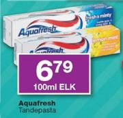 Aquafresh Tandepasta - 100ml Elk
