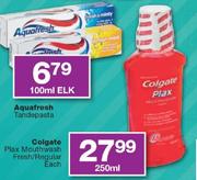 Colgate Plax Mouthwash Fresh/Regular-250ml 
