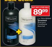 Tresemme Shampoo And Conditioner-2x750ml