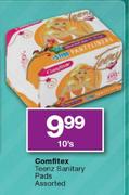 Comfitex Teenz Sanitary Pads Assorted-10's Pack