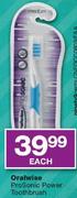 Oralwise Prosonic Power Toothbrush