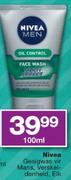 Nivea Gesigwas Virmans, Verskeidenheid-100ml Elk