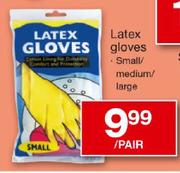 Latex Gloves Small/Medium/Large-Per Pair