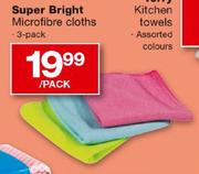 Super Bright Microfibre Cloths-3 Piece