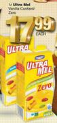 Ultra Mel Vanilla Custard/Zero-1Ltr-Each