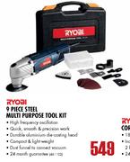 Ryobi Steel Multi Purpose Tool Kit-9 Piece