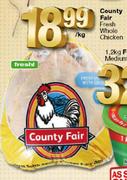 County Fair Fresh Whole Chicken-per kg