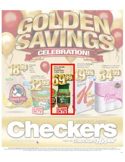 Checkers Western Cape : Golden Savings (2 Jul - 8 Jul), page 1