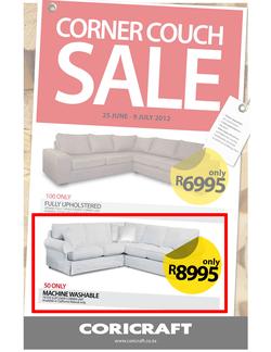 Coricraft : Corner Couch Sale (25 Jun - 9 Jul), page 1