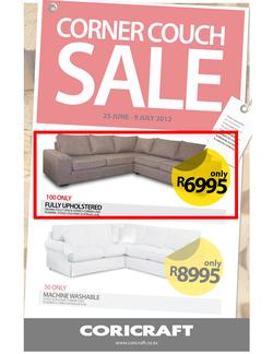 Coricraft : Corner Couch Sale (25 Jun - 9 Jul), page 1