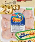 Festive Fresh Chicken Drumsticks & Thighs-Per Kg