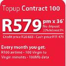 Samsung Galaxy S4-On Top Up Contract 100