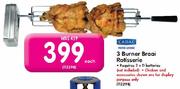  Cadac 3 Burner Braai Rotisserie-Each