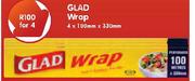 Glad Wrap-4x100x330mm