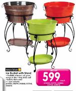  Terrace Leisure Ice Bucket With Stand-Each