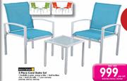 Terrace Leisure 3 Piece Coral Bistro Set-Per Set