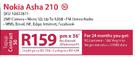 Nokia Asha 210-Topup Contract 50