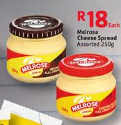Melrose Cheese Spread Assorted-250g Each