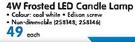 Duracell 4W Frosted LED Candle Lamp