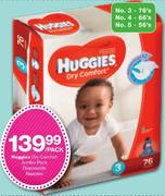 Huggies Dry Comfort Jumbo Pack Disposable Nappies