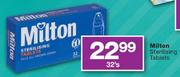 Milton Sterilising Tablets- 32's