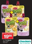 Squish Baby Food Assorted-4 x 125g