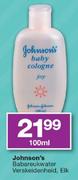 Johnson's Babareukwater Verskeidenheid-100ml 