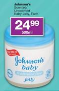 Johnson's Scented/Unscented Baby Jelly-500ml