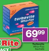 Turbovite Whiz-Fizz Sachets- 20's
