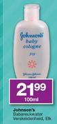 Johnson's Babareukwater-100ml
