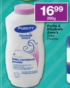 Purity & Elizabeth Anne's Baby Powder-200g