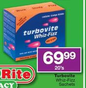Turbovite Whiz Fizz Sachets-20's