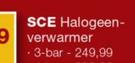 SCE Halogeen-Verwarmer 3-Bar