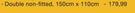 SCE Double Electric Blanket Non-Fitted-150x110cm