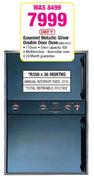 Defy Gournmet Metallic Silver Double Door Oven(DBO-437)